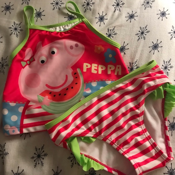 peppa pig bathing suit 3t